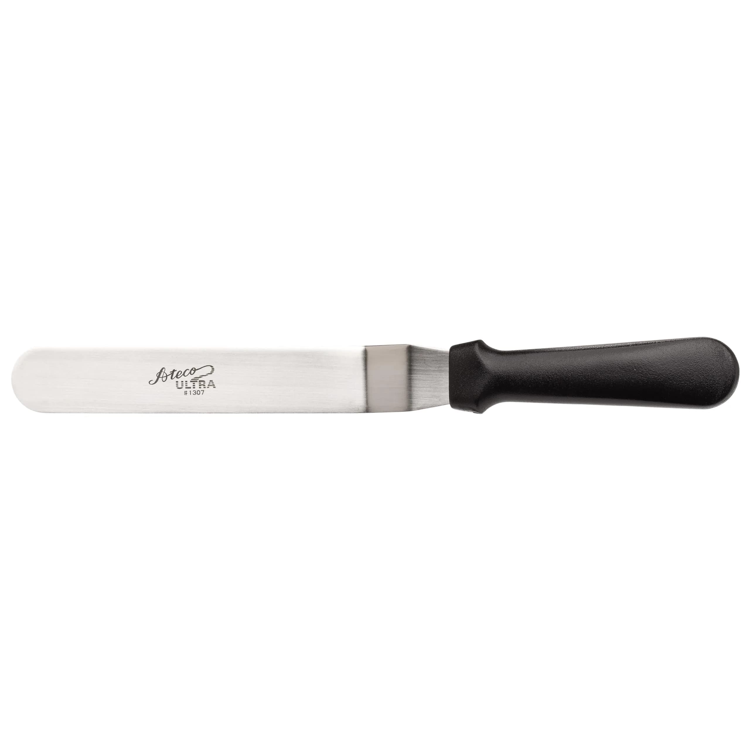 Ateco Ultra Offset Spatula with 4.25" x 0.75" Stainless Steel Blade, 4.5 inch (11.4 cm) | Professional Quality for Baking & Decorating — 7.75 in