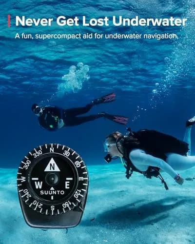 SUUNTO Clipper Compass Black | Attaches to Strap, Sleeve or Map Edge | Northern Hemisphere Needle thumbnail 6