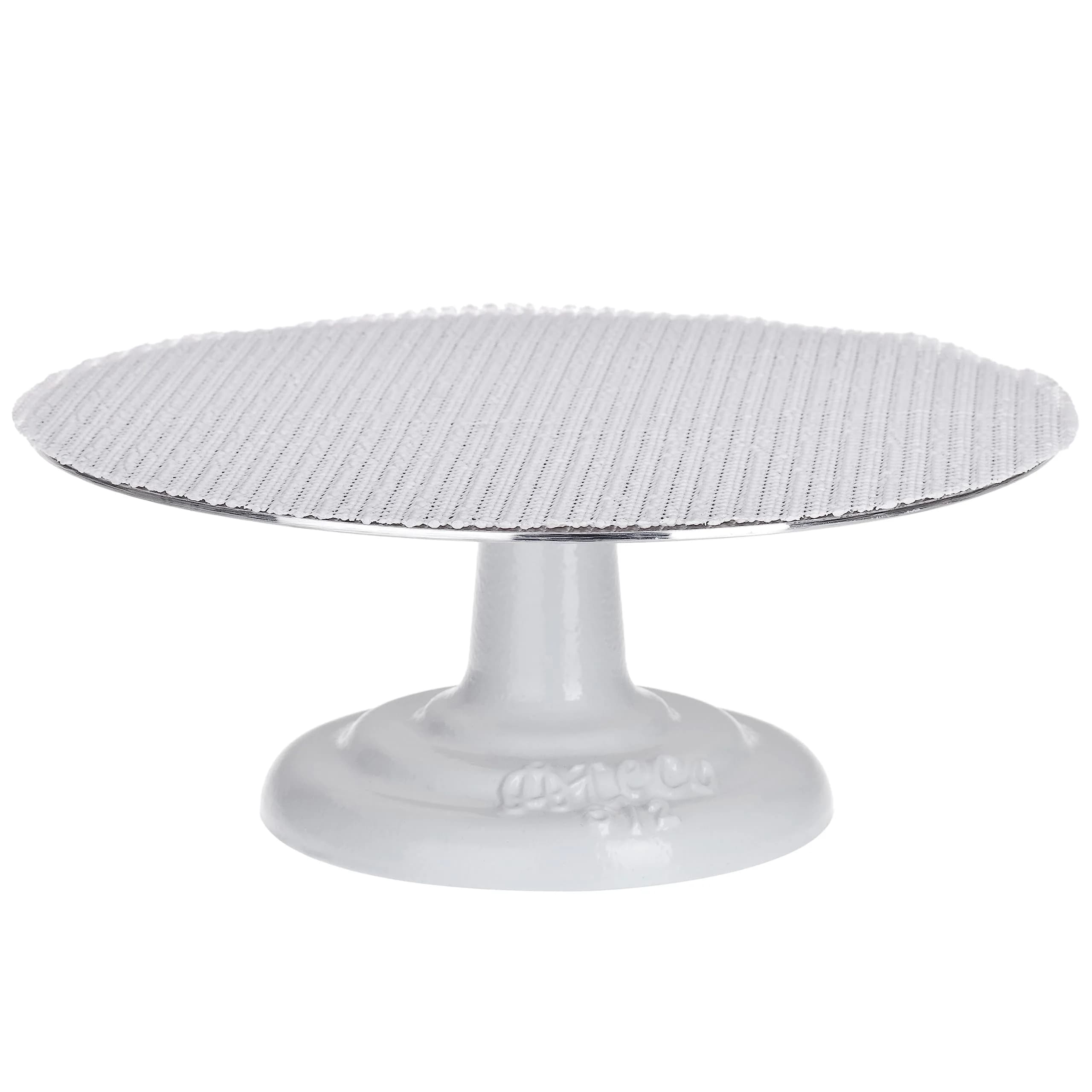 Ateco 12" Cast Iron Cake Stand with Non-Slip Pad | Heavy Duty, Durable & Made in USA - main product image