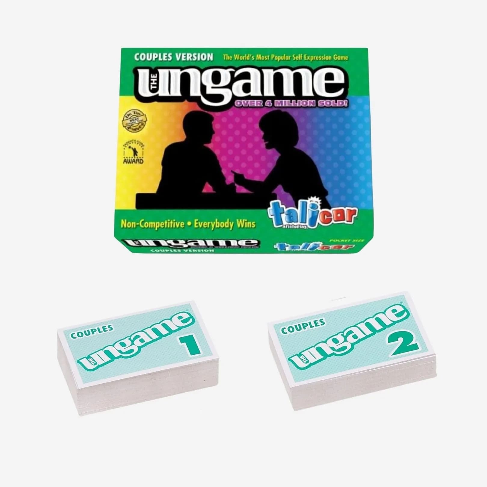 TaliCor Pocket Ungame Couples Edition Card Game | 140 Cards for Deeper Connection - main product image
