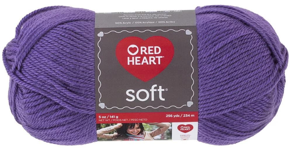 Red Heart Soft Yarn Toast | Premium Acrylic Yarn for Crochet & Knitting in India — Lavender