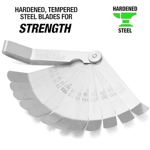 OEMTOOLS 25304 12-Blade Feeler Gauge Set 4 Inch | Precision Measurement for Tight Spaces thumbnail 2
