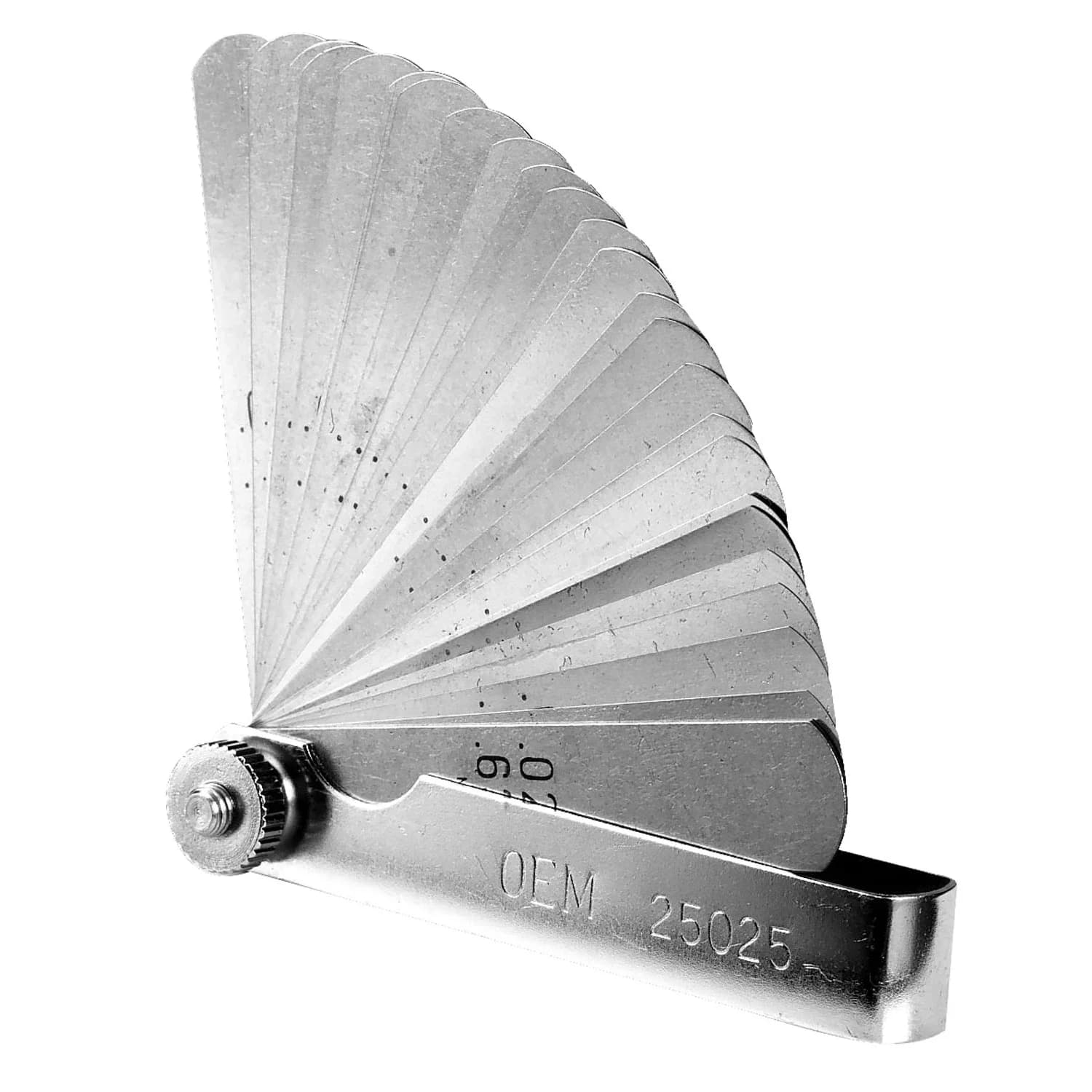 OEMTOOLS 26 Blade Master Feeler Gauge Set 0.038-0.635 mm (0.0015-0.025 Inch) | Precision Gap Measurement Tool