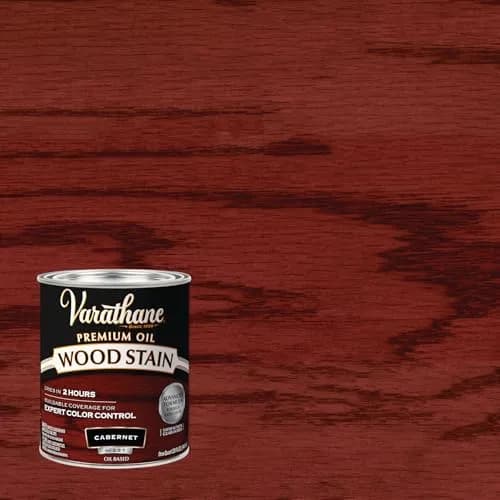 Varathane Premium Wood Stain Quart Cabernet | Deep Grain Enhancement & Rich Color thumbnail 2