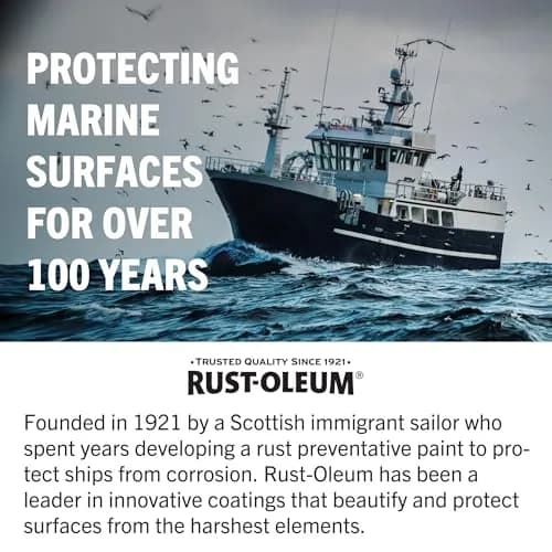 Rust-Oleum Marine Spar Varnish Gloss Clear Quart | Superior Exterior Wood Protection Above Waterline thumbnail 5