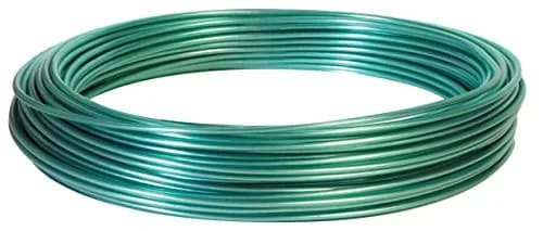 Hillman Green Vinyl-Coated Multi-Purpose Cable Wire, 100 ft, 100 lb | Corrosion-Resistant Steel Wire Rope thumbnail 1