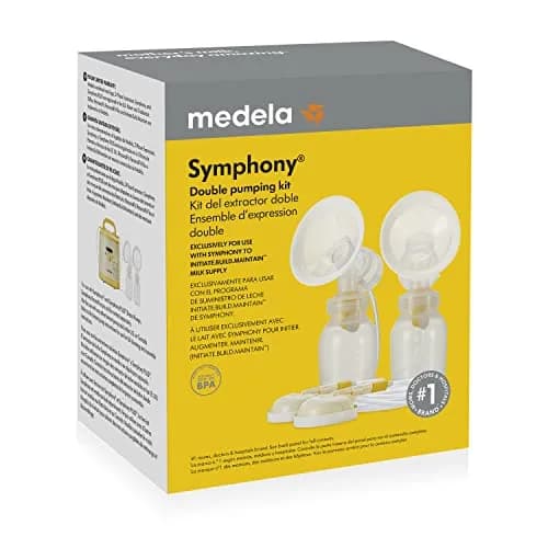 Medela Symphony Breast Pump Double Pumping Kit with 24mm Shields & 5oz Bottles | 150ml (5oz) Capacity thumbnail 2