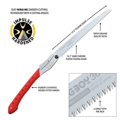 Silky BIGBOY Folding Saw 360mm Large Teeth | Heavy-Duty Pruning & Construction Tool thumbnail 4
