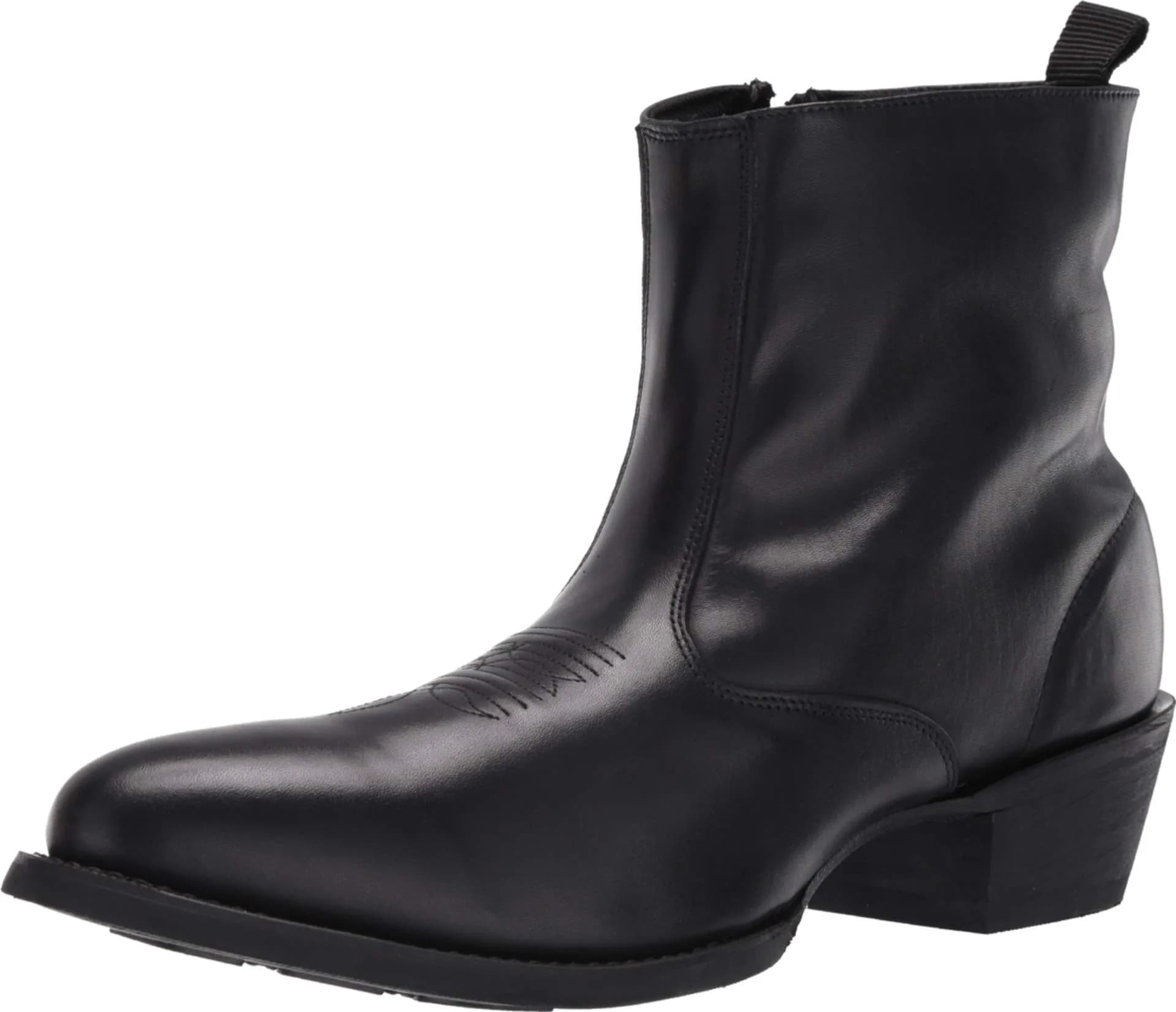 Laredo Fletcher Pointed Toe Pull On Casual Boots Ankle - Brown - Size 9 D | Classic Western Style with Leather & Orthotic Support — Black / 14 X-Wide