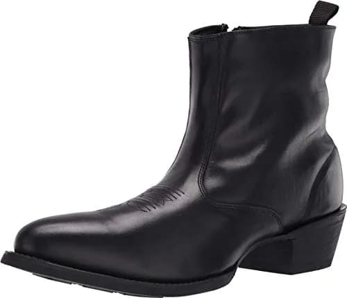 Laredo Fletcher Pointed Toe Pull On Western Boots 14X-Wide | Classic Ankle Cowboy Style thumbnail 1