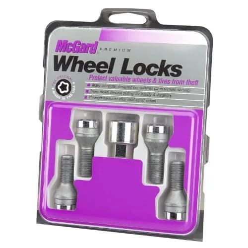 McGard 27179 Chrome Bolt Style Cone Seat Wheel Locks (M12 x 1.5) - Set of 4 | Secure Your Wheels with USA-Designed Precision thumbnail 1