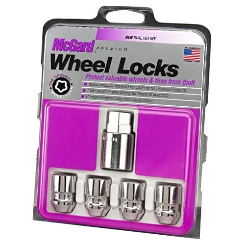 McGard 24157 Chrome Wheel Lock Set M12x1.5 Cone Seat 4-Pack | Secure Your Wheels thumbnail 1