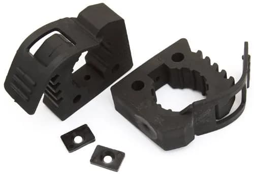 Quick Fist Original Clamp for Tools & Equipment 1" - 2-1/4" Diameter (2-Pack, Black) | Mounts Securely to Vehicles, Walls, ATVs thumbnail 4