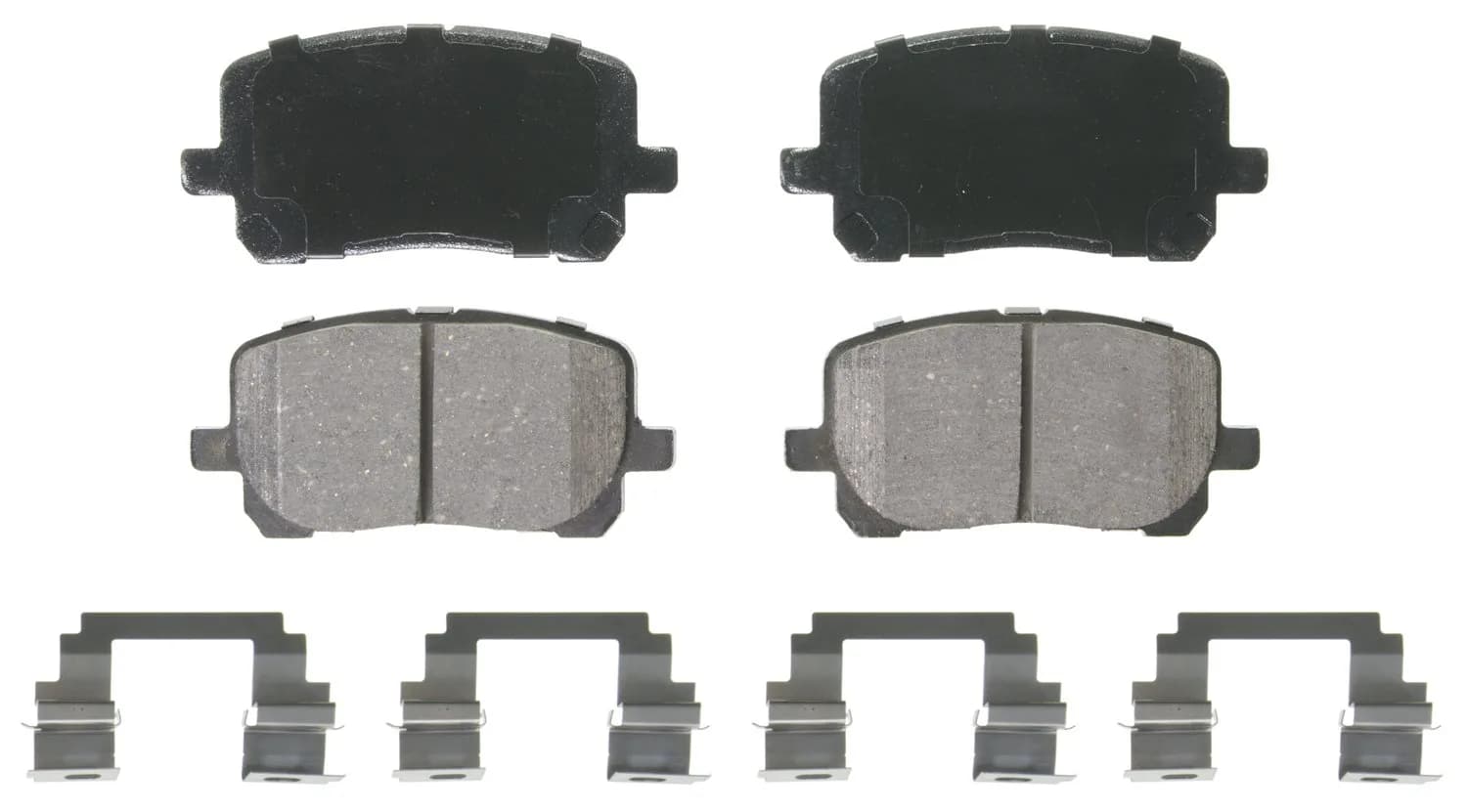 Wagner QS ZD923 Disc Brake Pad Set, Chamfered Edges for Smooth, Quiet Stops | Fits 2003–2008 Toyota Corolla — ZD923