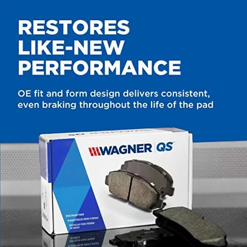 Wagner QS ZD923 Disc Brake Pad Set, Chamfered Edges for Smooth, Quiet Stops | Fits 2003–2008 Toyota Corolla thumbnail 3
