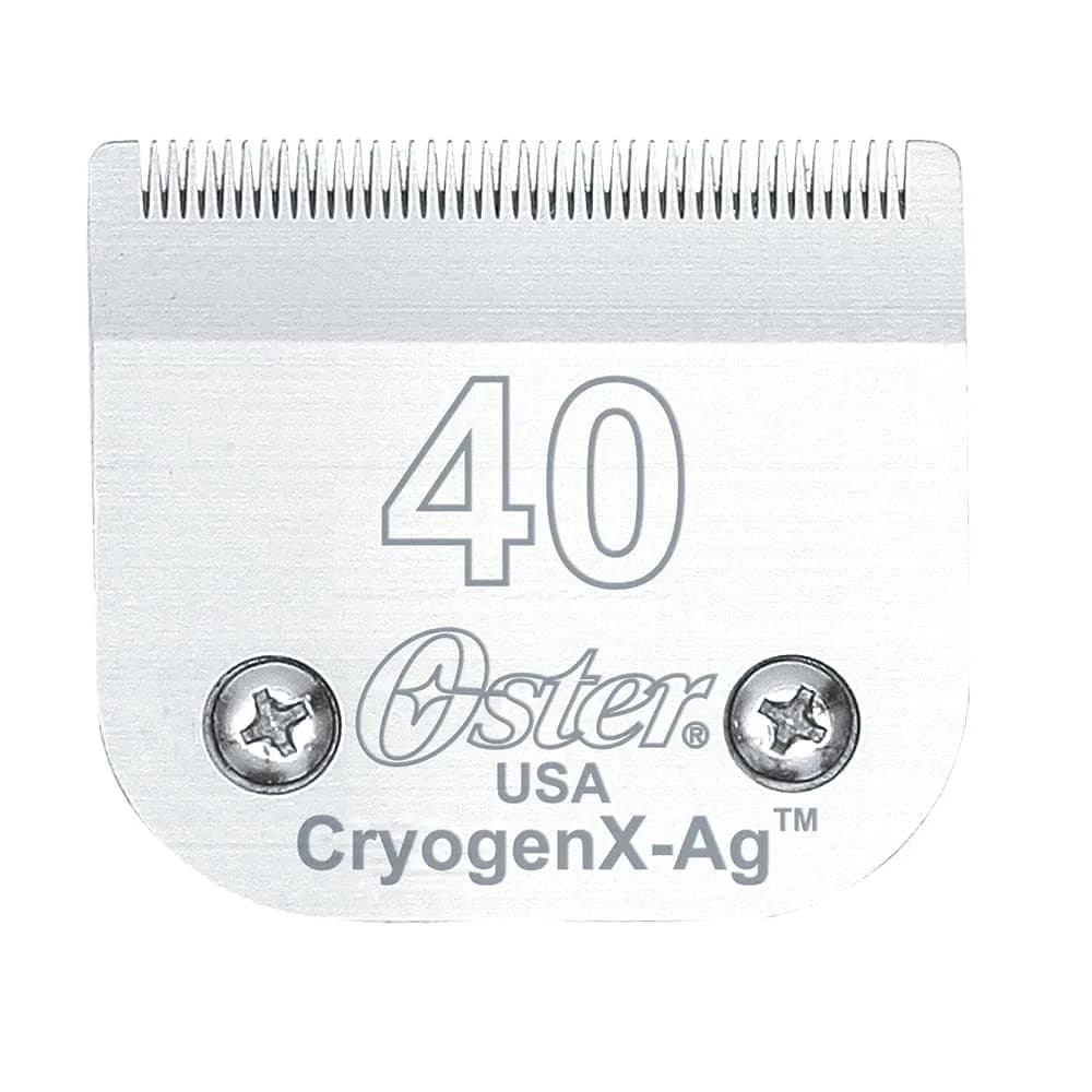 Oster Professional Size 10 Cryogen-X Detachable Blade for Dogs | 1.5mm (1/16") Cut — Size 40