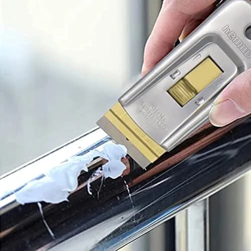 ALLWAY GS Safety Glass Scraper with 5 Blades | Removes Paint, Stickers & Adhesives from Hard Surfaces thumbnail 8