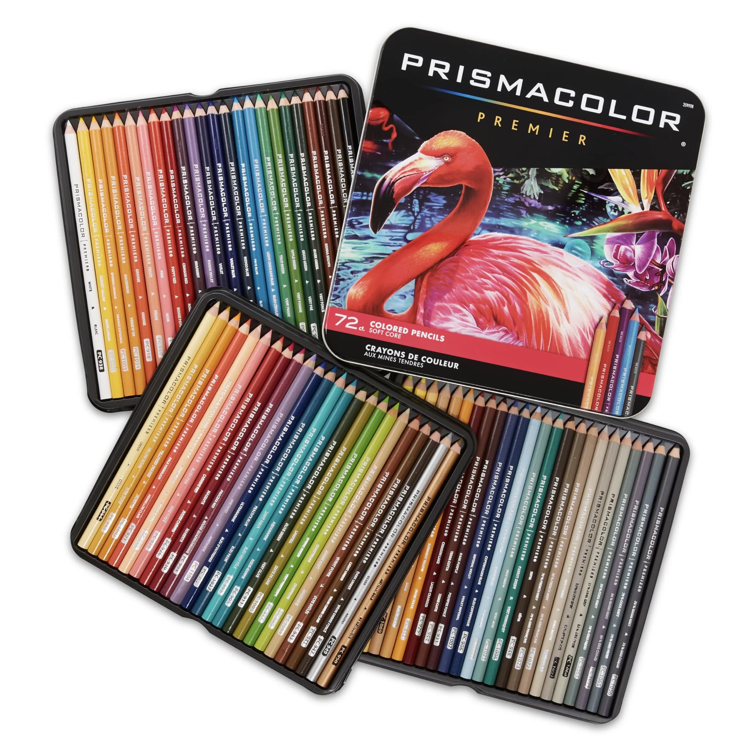 Prismacolor Premier Colored Pencils, Soft Core, Assorted Colors, 72 Count | Vibrant, Ultra-Smooth Art Supplies - main product image