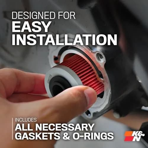 K&N KN-401 High Performance Premium Oil Filter | 81mm (3.19in) x 71mm (2.80in) thumbnail 4