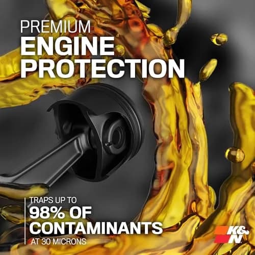 K&N KN-401 High Performance Premium Oil Filter | 81mm (3.19in) x 71mm (2.80in) thumbnail 2