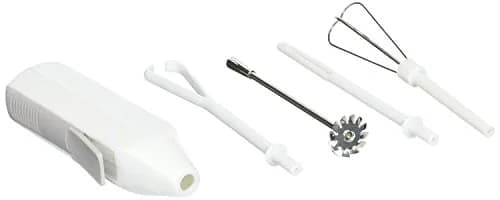Norpro Cordless Mini Mixer, 5 Piece Set, White, 10cm (3.9in) x 4cm (1.6in) x 2.5cm (1in) thumbnail 2
