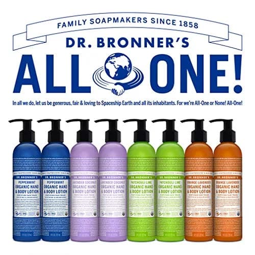 Dr. Bronner's Organic Lotion Patchouli Lime 236ml (8 Fl Oz) | USDA Organic & Fair Trade Ingredients thumbnail 6