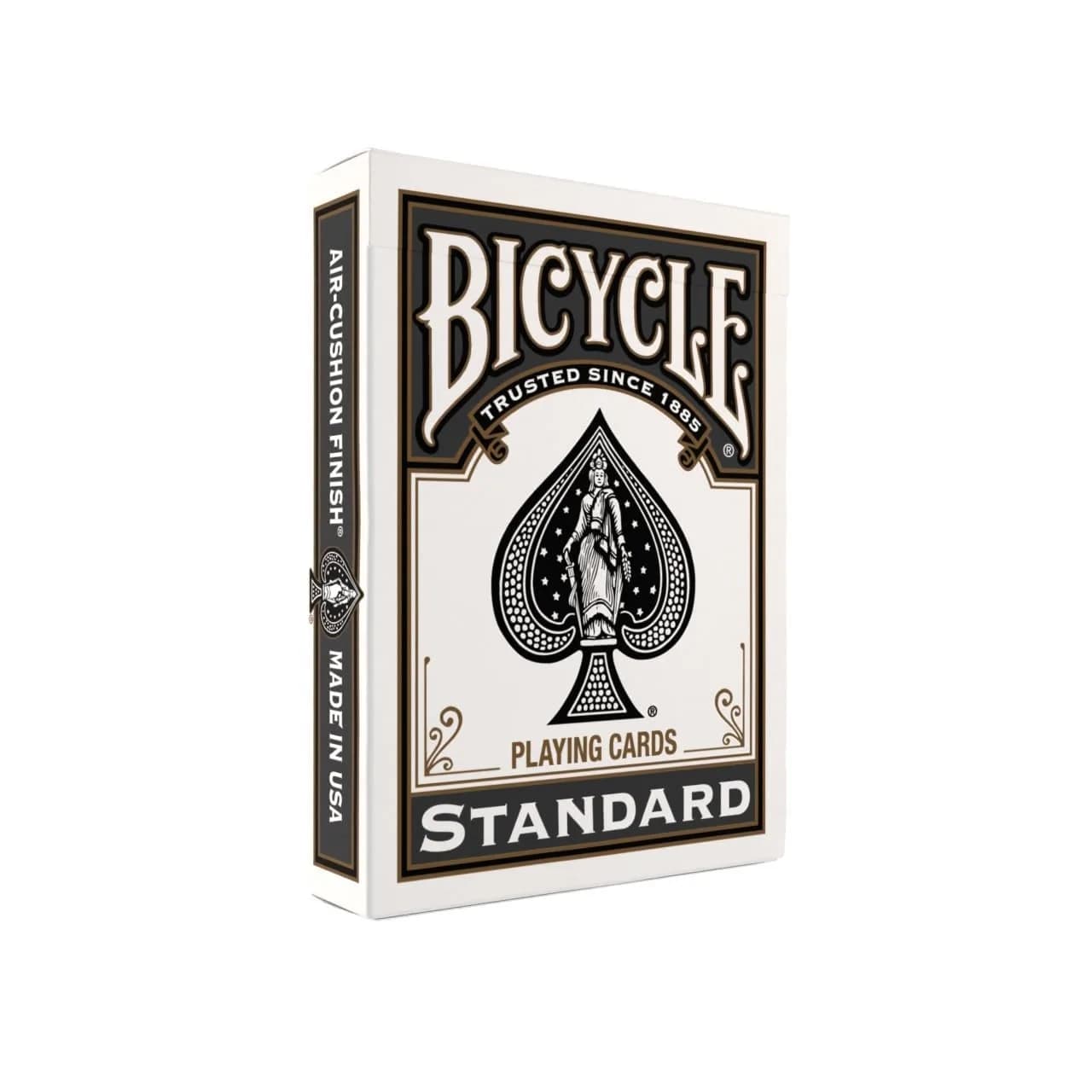 Bicycle Black Playing Cards Standard Index Poker Size Classic Deck | Made in USA