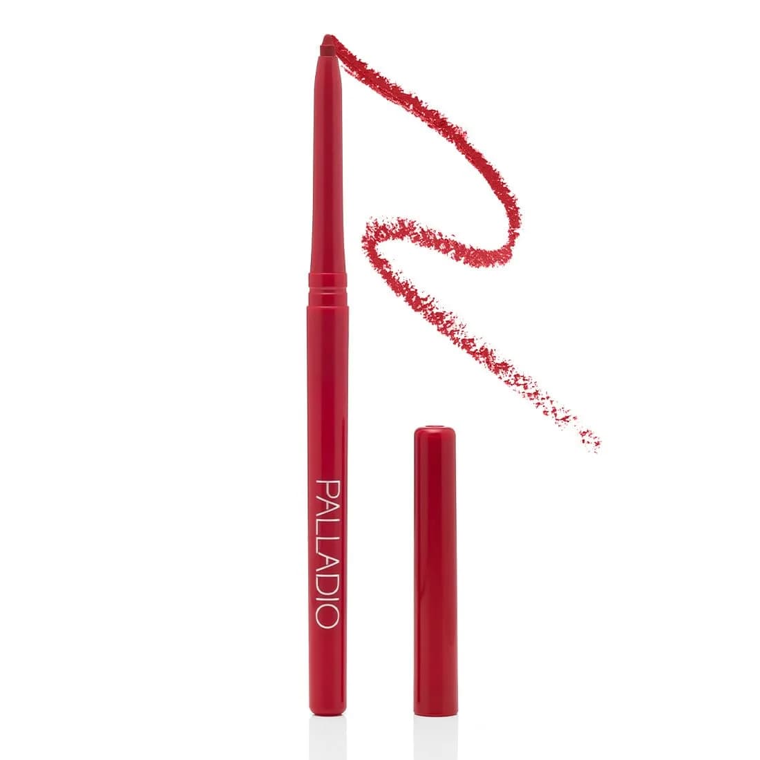 Palladio Retractable Waterproof Lip Liner, Naked, 0.2g (0.007 oz) | Long-Lasting Creamy Color — Red Rose