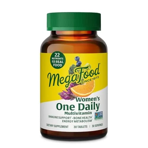 MegaFood One Daily Multivitamin for Women with 22 Nutrients | Supports Energy & Bone Health thumbnail 1