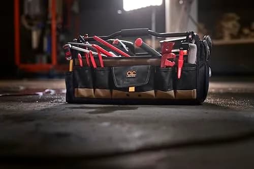 Custom Leathercraft WORK GEAR 1579 20 Inch Tool Box | 27 Pockets, Soft Sided, Open Top thumbnail 7