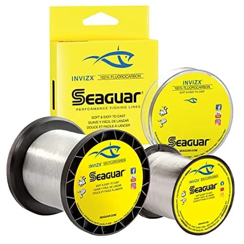 Seaguar Invizx Freshwater Fluorocarbon Fishing Line 6lbs | Virtually Invisible & Low Memory thumbnail 1