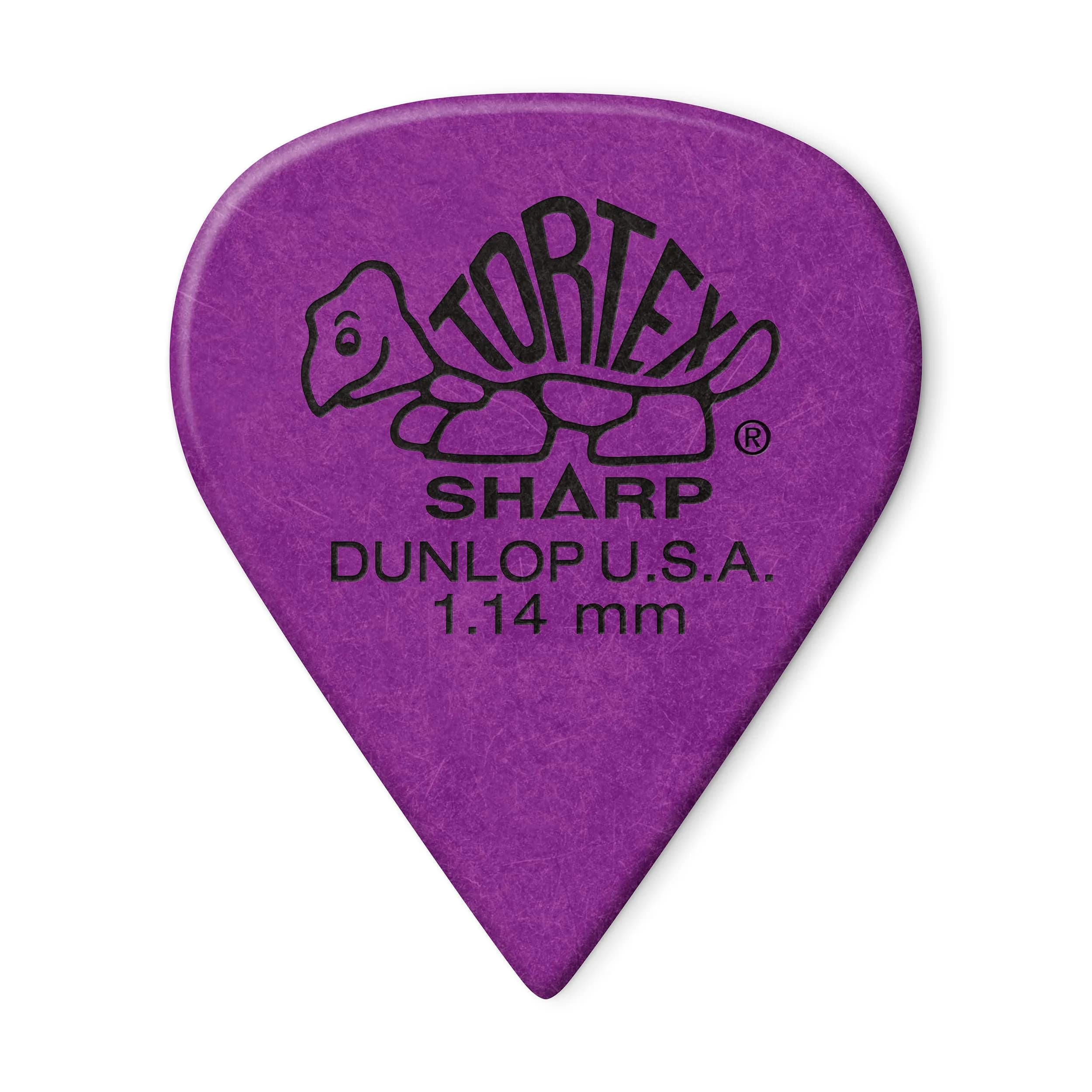 Jim Dunlop Tortex Sharp Guitar Picks 1.50mm White | Precision Articulation for Guitarists in India — 1.14mm Purple