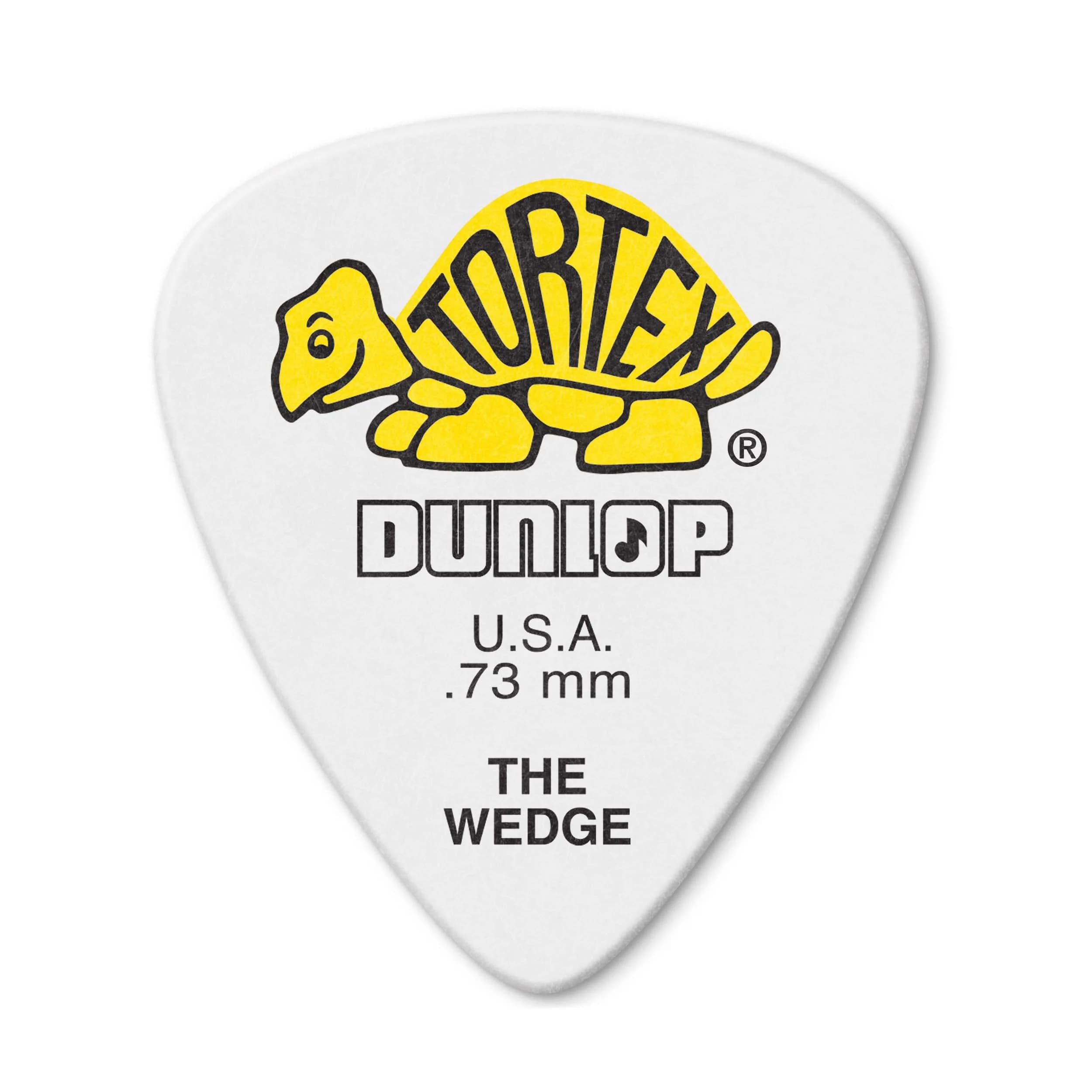 Jim Dunlop Tortex® Wedge Pick .73MM | 72 Pack for Guitar & Bass