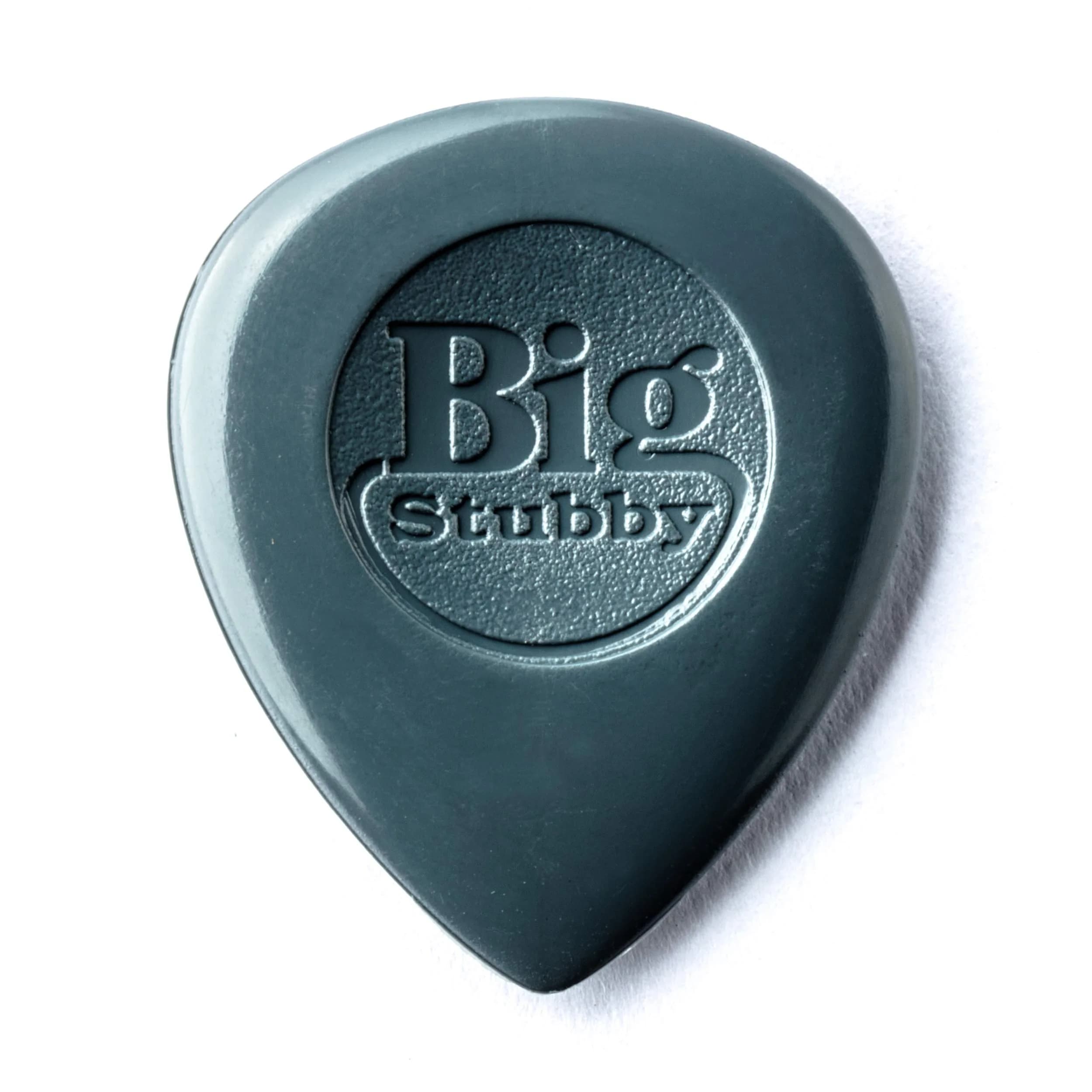 Jim Dunlop Big Stubby Nylon Guitar Picks 2.0MM (24 Pack) | Hefty Attack & Grip — 3.0mm