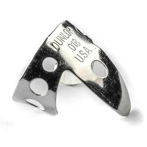Jim Dunlop 33R18 Nickel Silver Finger and Thumbpicks, 0.018 Inch (20-Pack) thumbnail 2