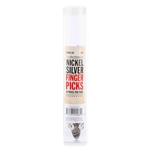 Jim Dunlop 33R18 Nickel Silver Finger and Thumbpicks, 0.018 Inch (20-Pack) thumbnail 3