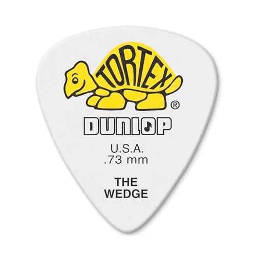 Jim Dunlop Tortex® Wedge Pick .73MM | Bright, Durable, USA-Made Guitar Pick thumbnail 1