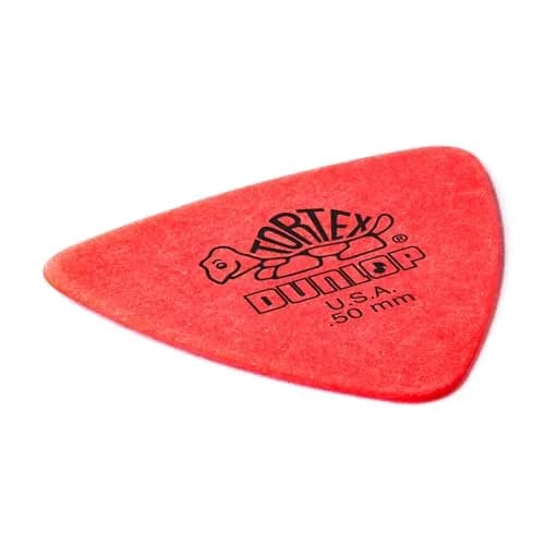 Jim Dunlop Tortex® Triangle Pick .50MM | Bright, Durable, and Snappy Attack for Guitarists in India thumbnail 2