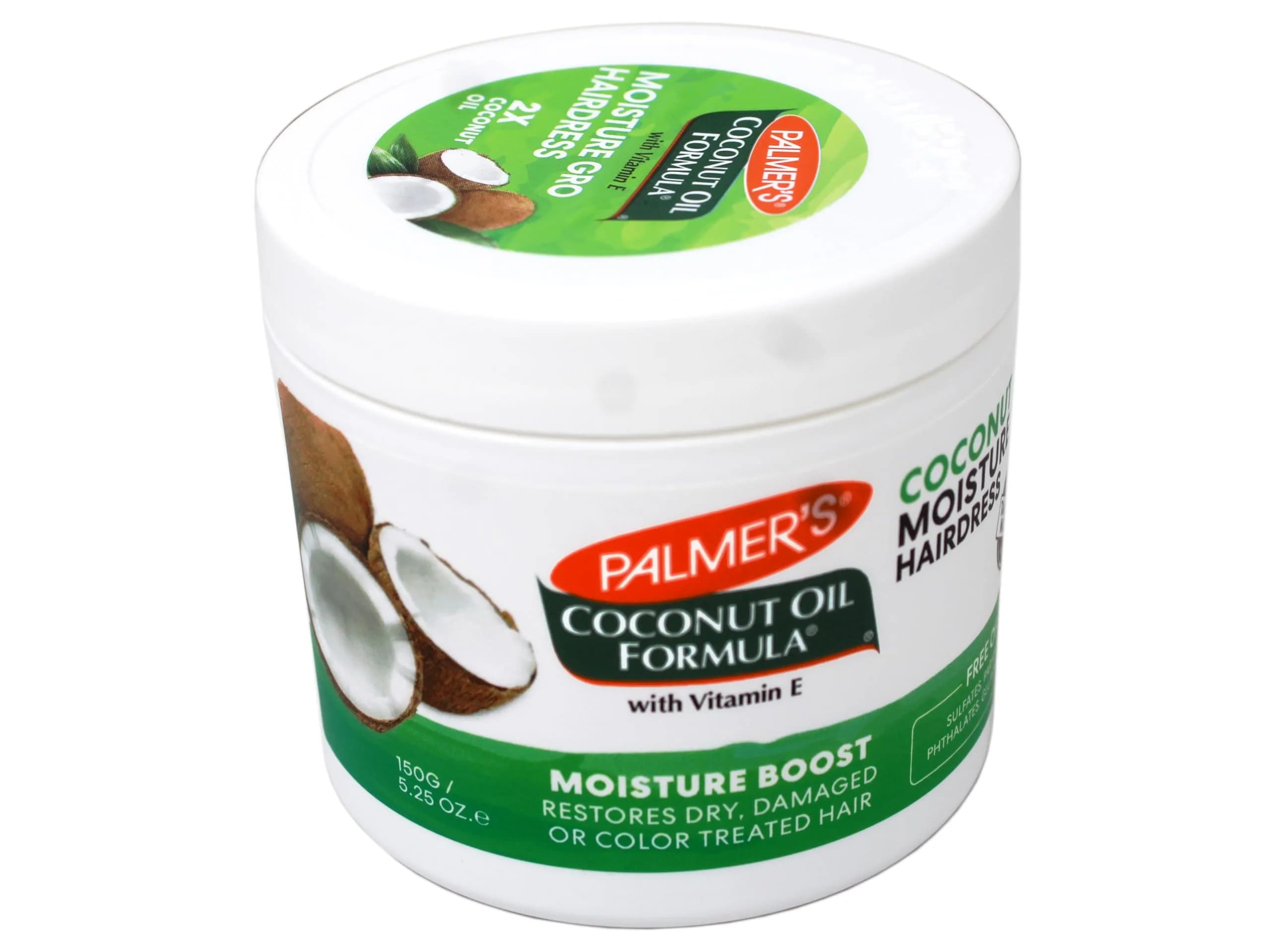 Palmer's Coconut Oil Formula Moisture Gro Hair Cream 150ml (5.25 Oz) | Deeply Locks Moisture for Dry, Damaged, Curly Hair - main product image