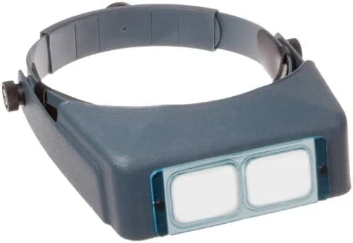 Donegan DA-2 OptiVISOR Headband Magnifier 1.5X Magnification Glass Lens Plate 20" Focal Length | Precision Binocular Visor for Hands-Free Work thumbnail 1