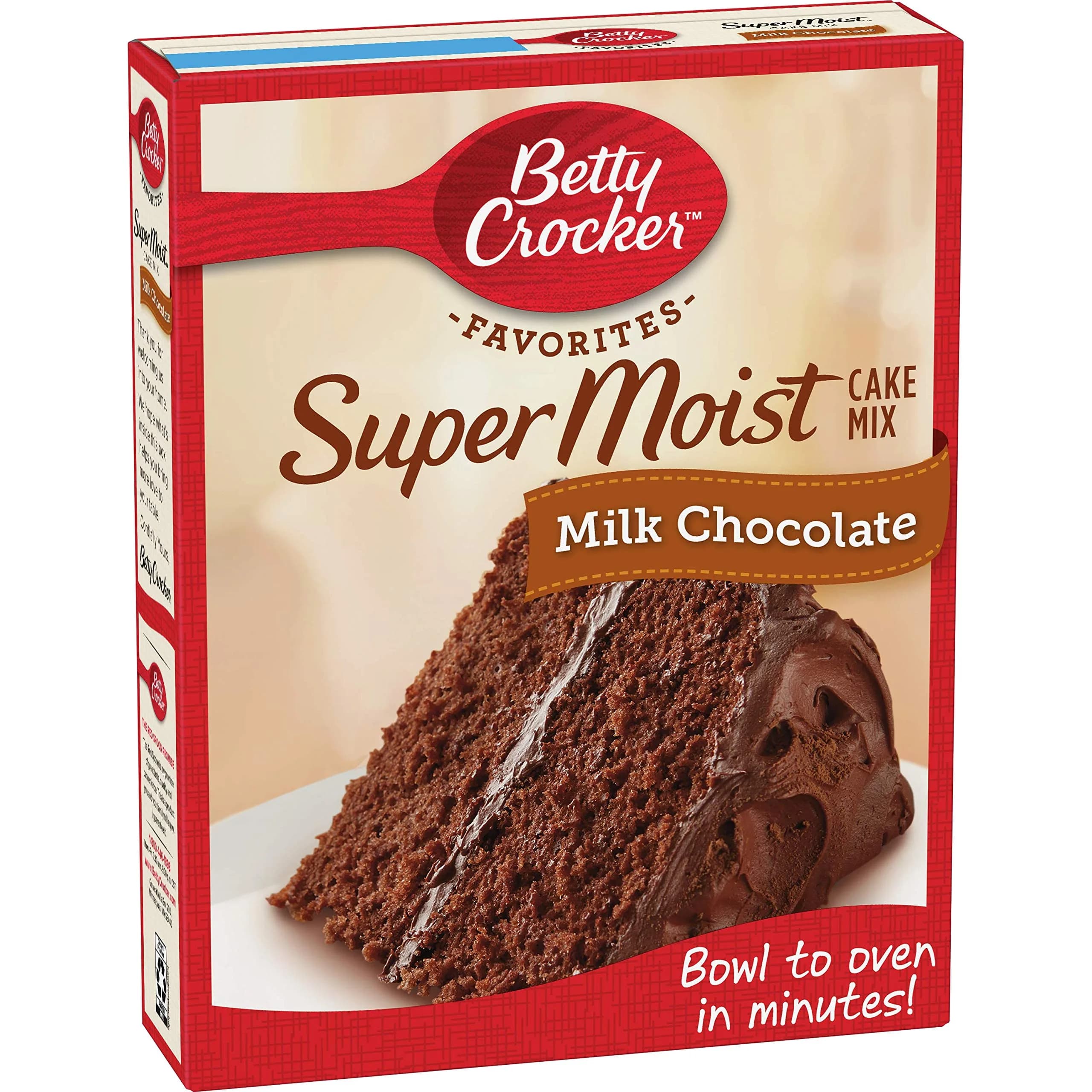 Betty Crocker Super Moist Devil's Food Cake Mix 13.25 oz | Rich Chocolate Flavor & Moist Texture — 15.25 oz