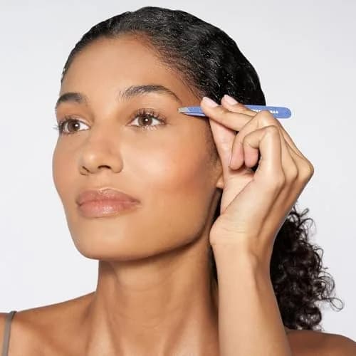 Tweezerman Slant Tweezer – Granite Sky, 9.5cm (3.74in) | Award-Winning Precision Eyebrow Plucker thumbnail 3