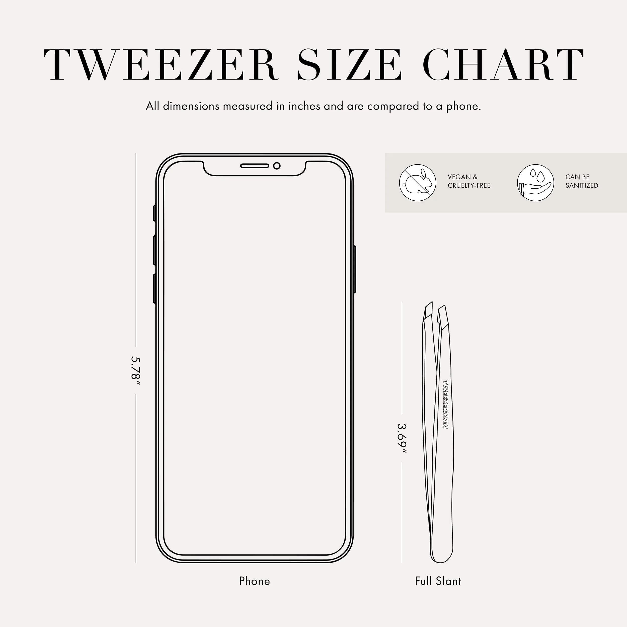 Tweezerman Slant Tweezer – Tweezerman Tweezers for Eyebrows Signature Red | Precision, Hand-Filed Tips - view 4
