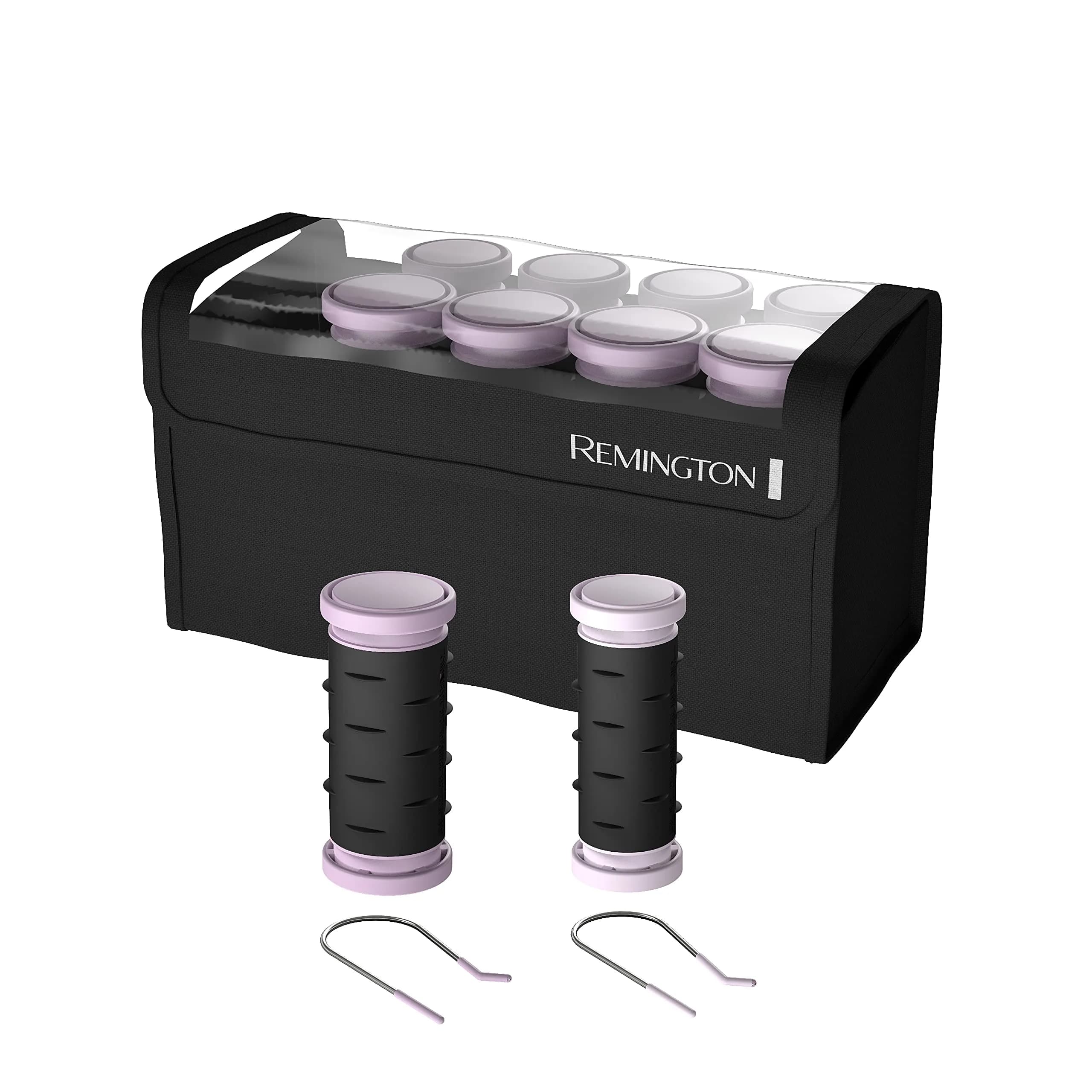 Remington Compact Ceramic Hot Rollers, 10-Piece Hair Roller Set | Ionic & Ceramic Technology for Less Frizz & More Shine