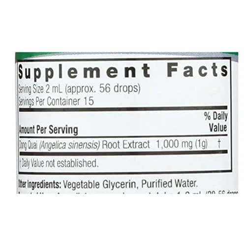 Nature's Answer Dong Quai Root Angelica Sinensis 1000mg 30ml (1 Fl Oz) | Supports Female Hormone Balance thumbnail 2