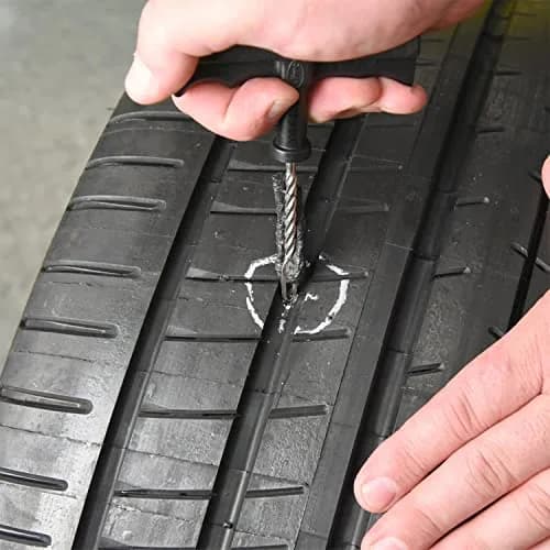 Slime 8-Piece Medium Tire Plug Kit with T-Handle Reamer & Plugger | 68mm Reach Depth thumbnail 6