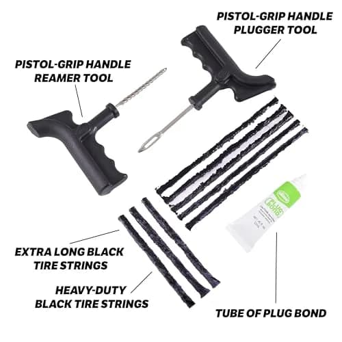Slime Deluxe Tire Plug Kit 11-Piece | Fix Punctures On-the-Go thumbnail 2