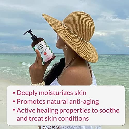 Organic Fiji Coco Fiji Face & Body Lotion 12 oz | Deep Moisturizer with Coconut Oil for Sensitive Skin thumbnail 5