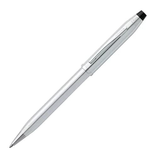 Cross Century II Lustrous Chrome Ballpoint Pen | Medium Point, Black Ink | Refillable, Elegant Design thumbnail 1