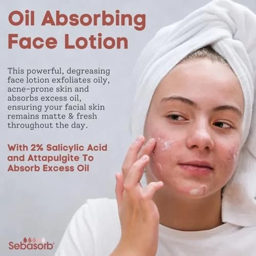 Summers Laboratories Moisture-All Sebasorb Oil Absorbing Lotion 0.78oz | Matte Daily Moisturizer for Oily Skin with 2% Salicylic Acid thumbnail 3